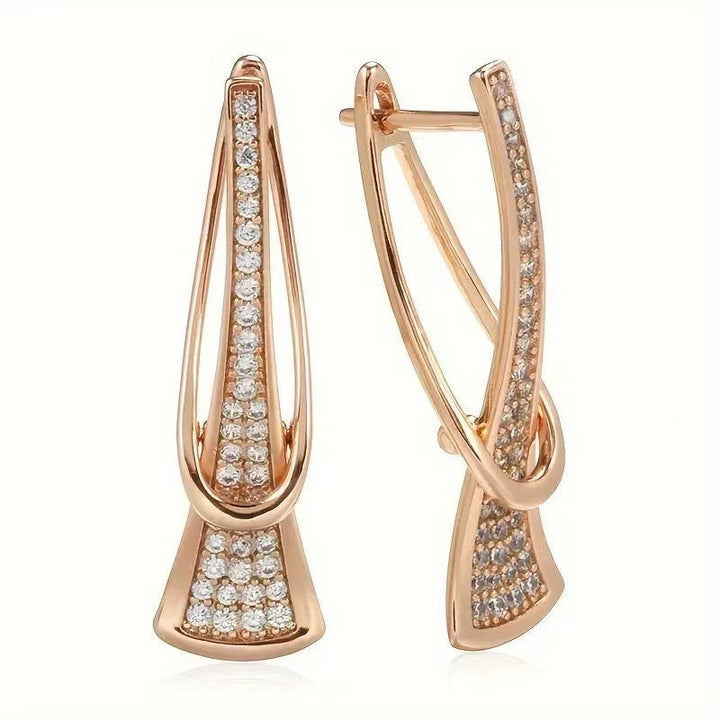 Boucles d'oreilles irrégulières pour femmes en mode de luxe abordable
