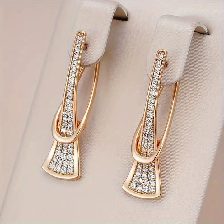 Boucles d'oreilles irrégulières pour femmes en mode de luxe abordable