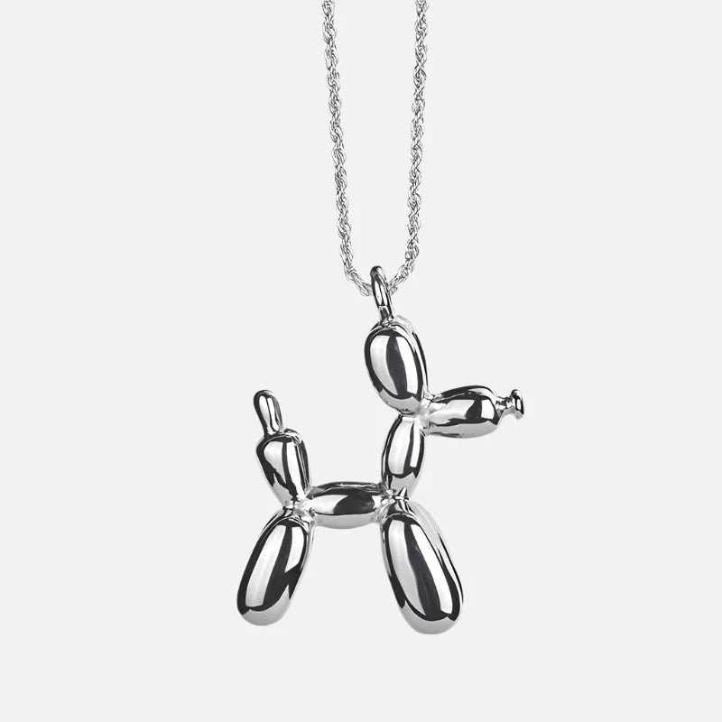Pendentif en Forme de Chien en Ballon Doré