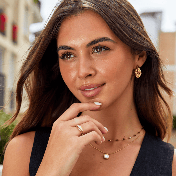 Bague à Couches Sahara en Doré